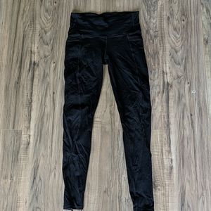 Athleta zip leg leggings